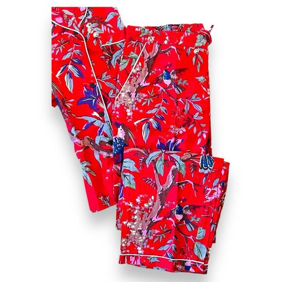 Other - BRAND NEW Bird Floral Printed Pajama Set, Adult Pj Set, Handmade Pj Night Suit